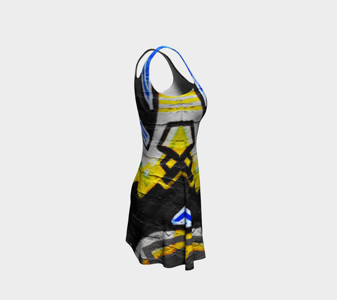 Graffiti 6 Flare Dress preview #4