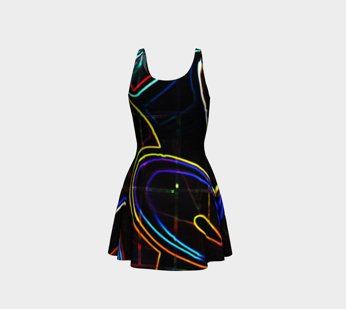 Graffiti 10 Flare Dress preview #3