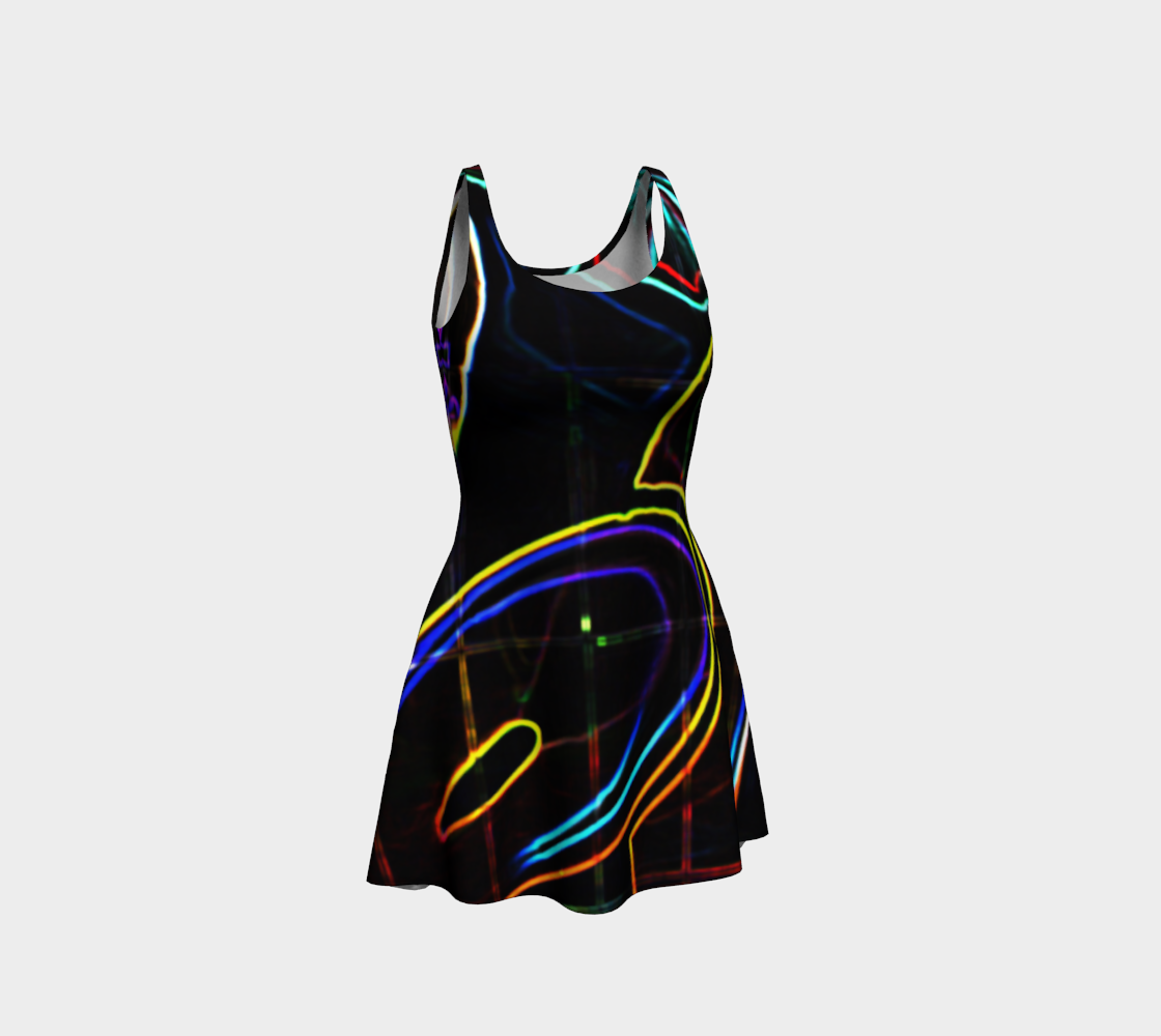Graffiti 10 Flare Dress preview #1
