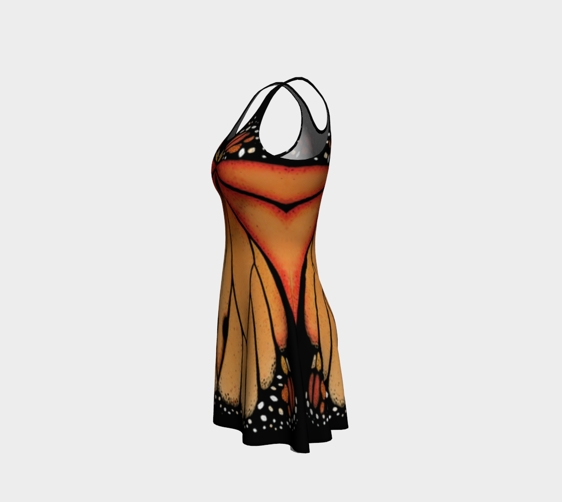 Canada Monarch Butterfly Flare Dress preview #2