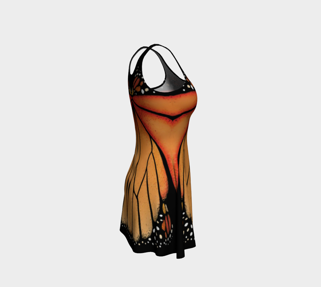 Canada Monarch Butterfly Flare Dress thumbnail #5