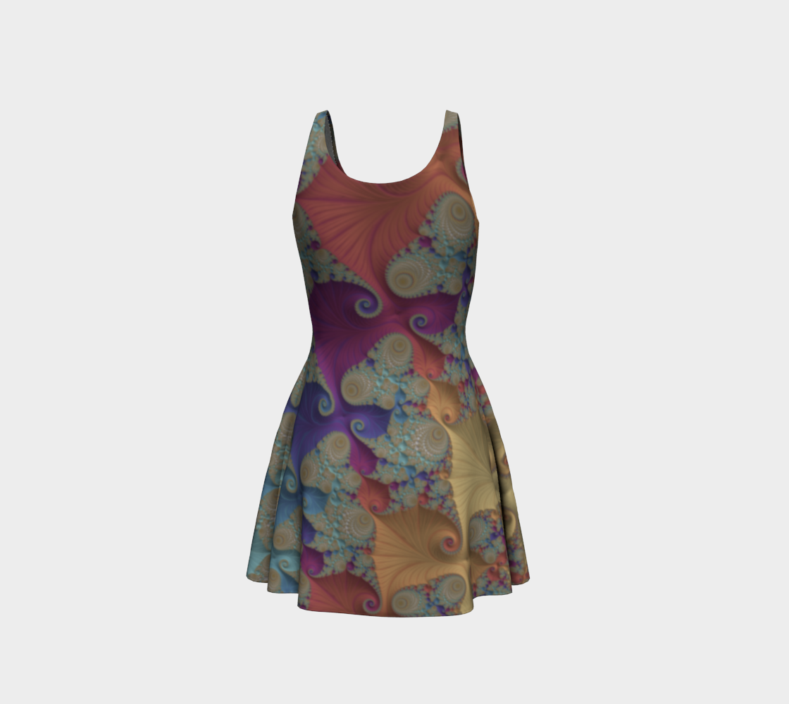 Pastel Parade Flare Dress preview #3