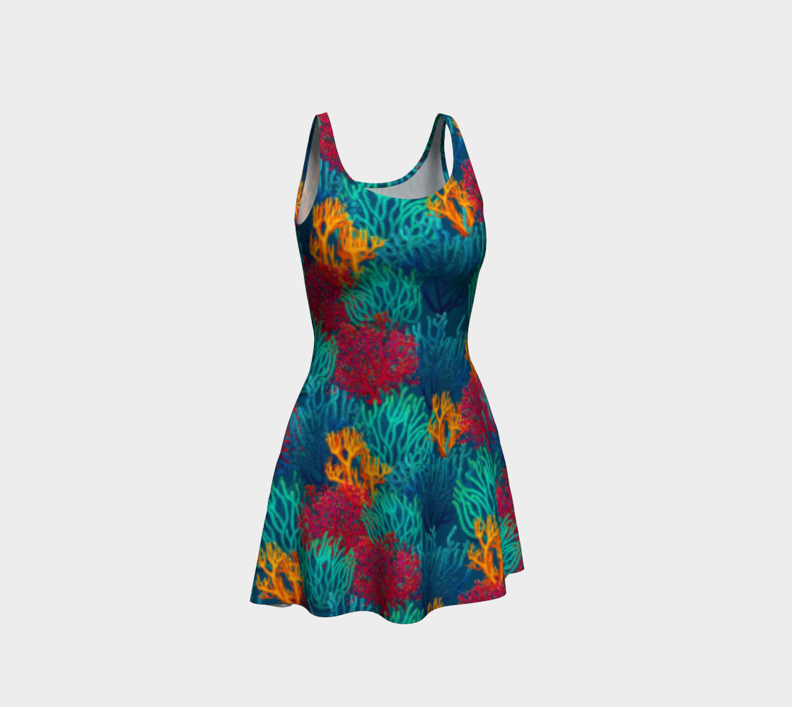 Corals Flare Dress  preview