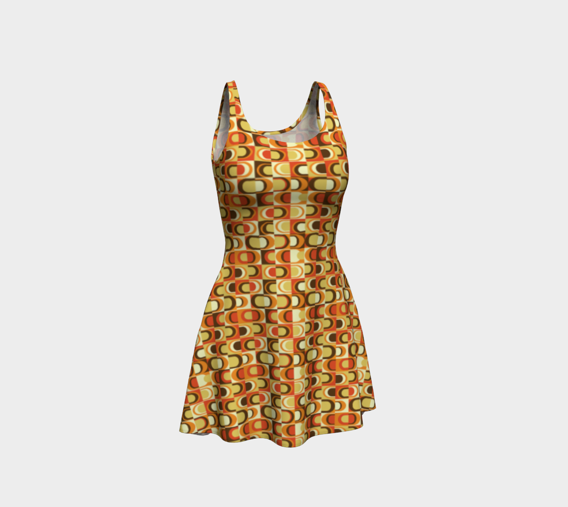 Aperçu 3D de mid century mod swing dress