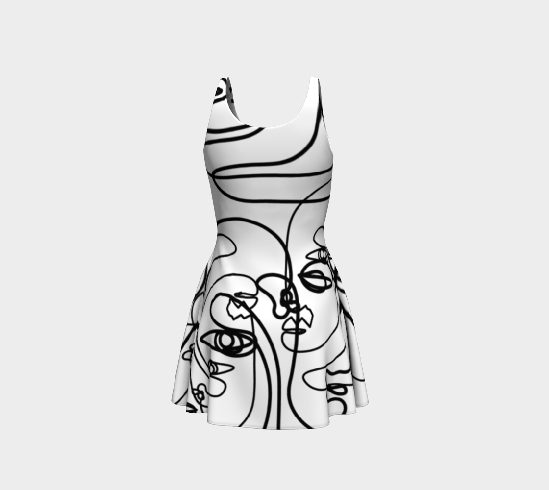 Two faces in one line preview #3