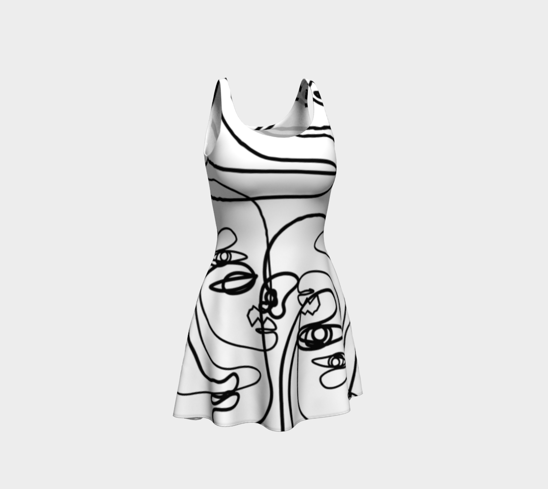 Two faces in one line preview #1