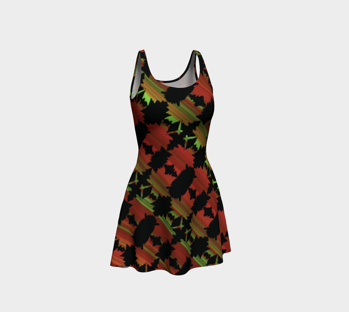 Maple Leaf Flare Dress preview
