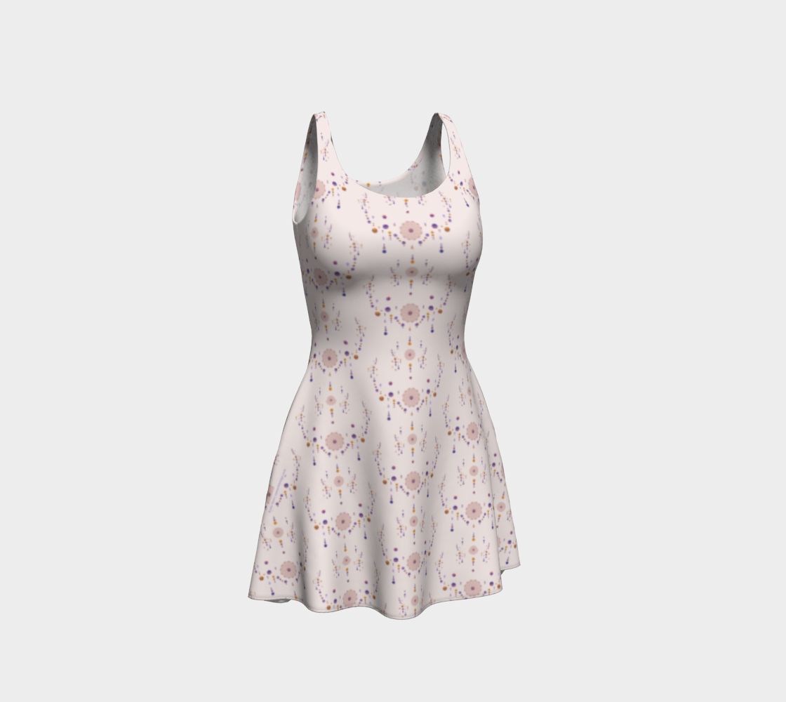 Rain Glitter - Pink Flare Dress preview