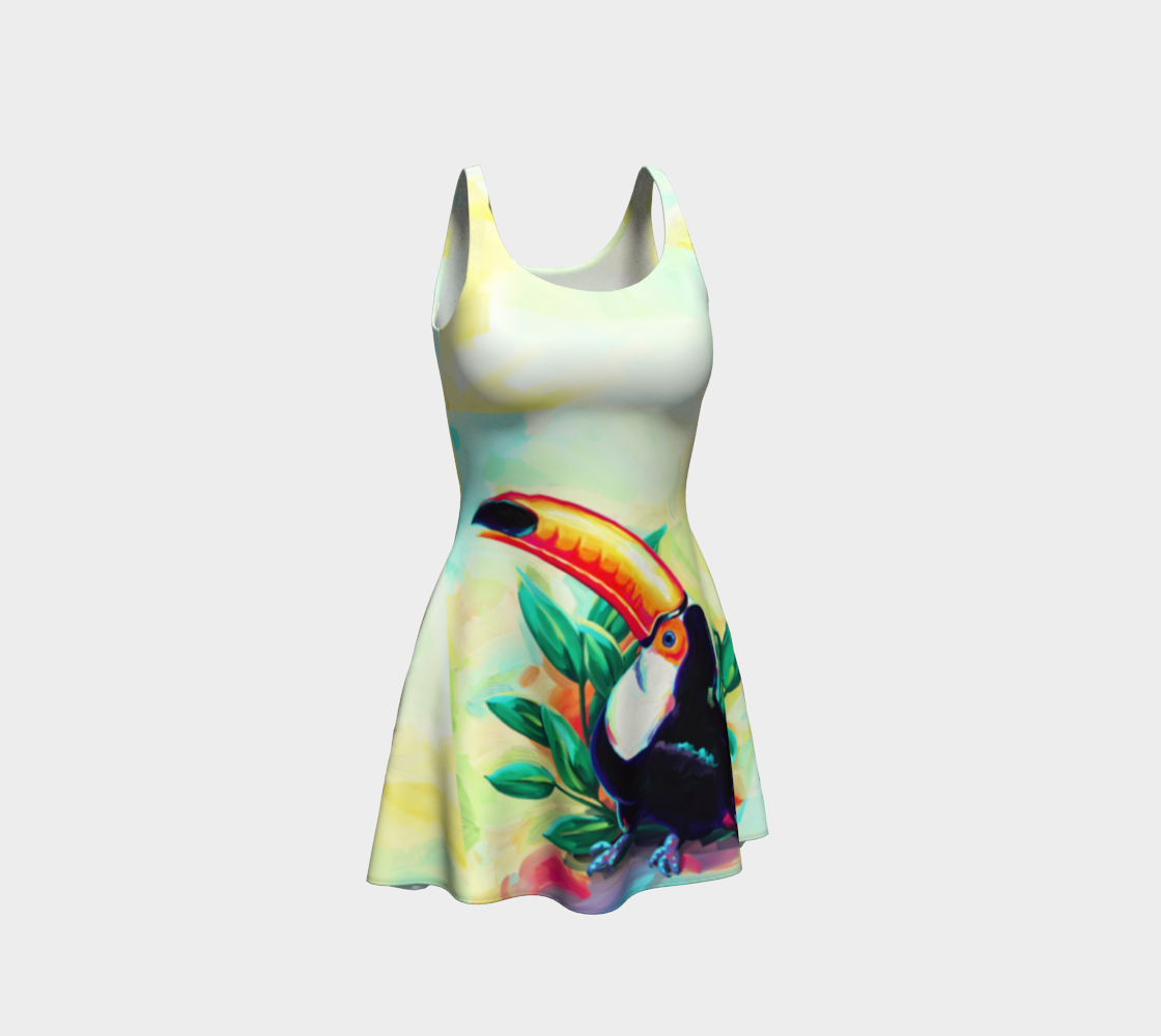 Toucan Flare Dress  preview