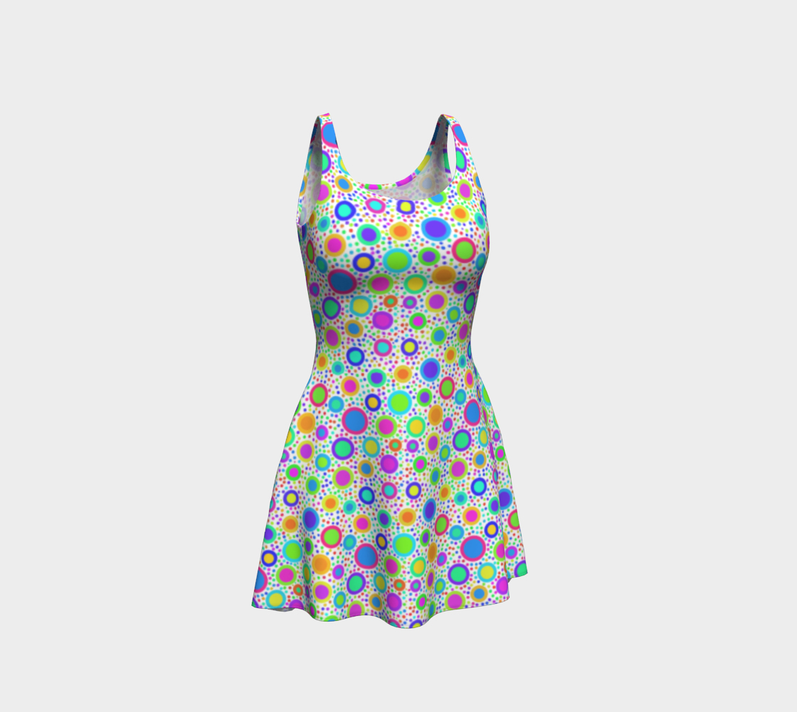 Crazy Dots Flare Dress preview