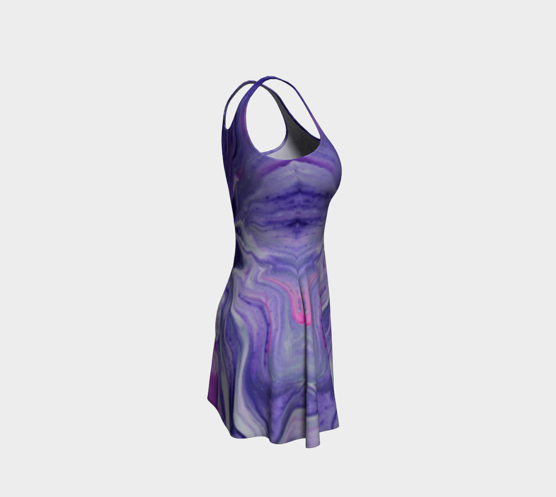 Purple Bliss - Flare Dress preview #4