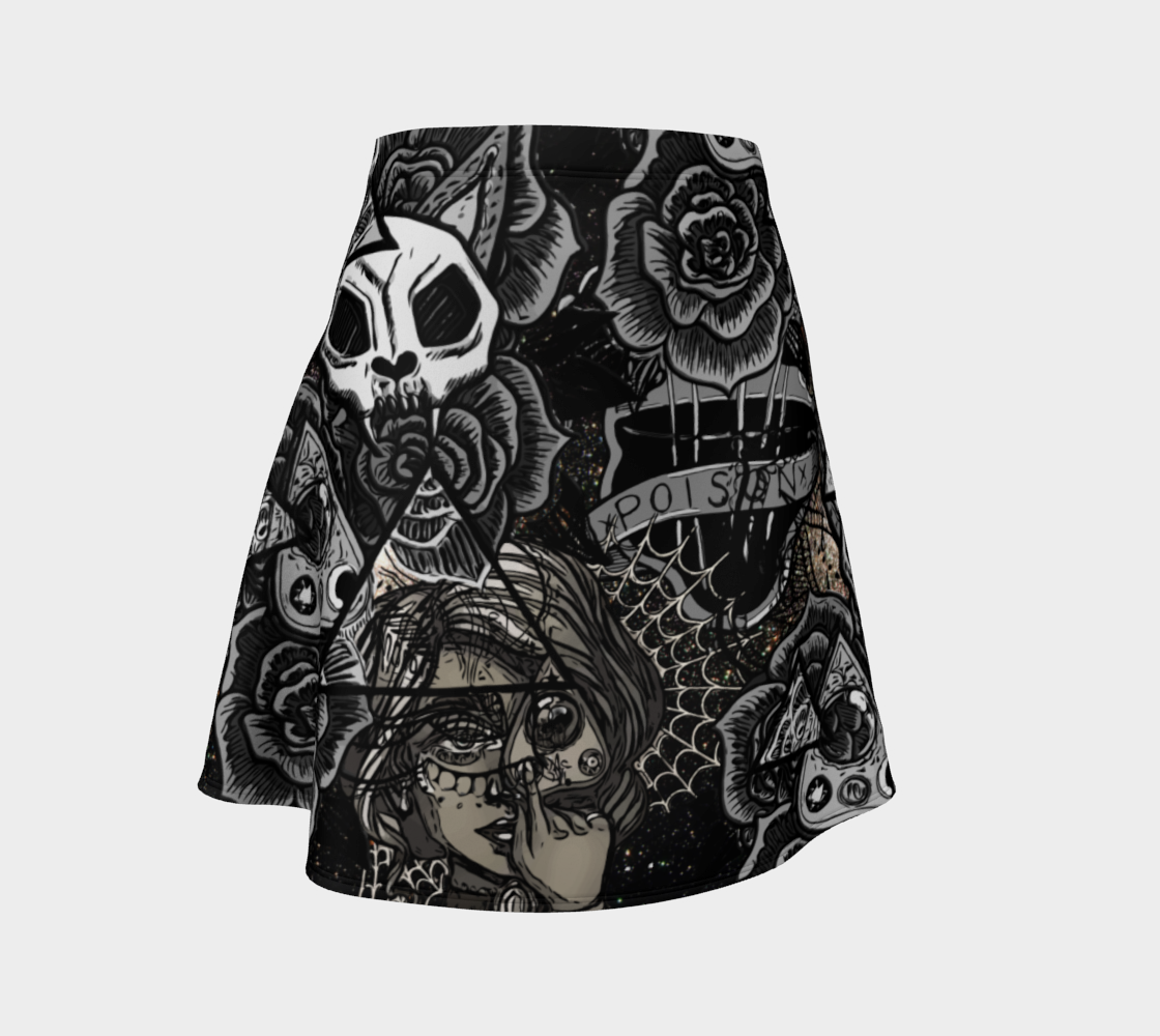 Occult Symbols - sparkle skirt preview