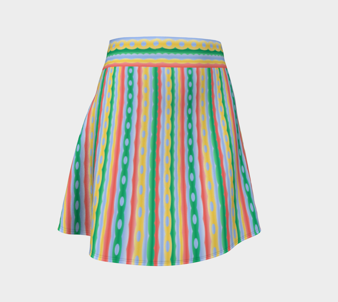 Cute Spring Skirts Easter Egg Skirts Flared preview