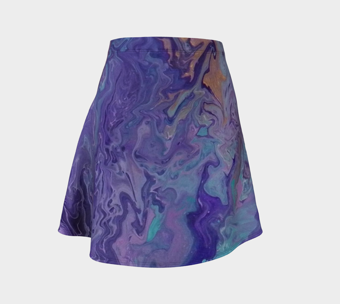 Aperçu de Lilac Ocean II Flare Skirt