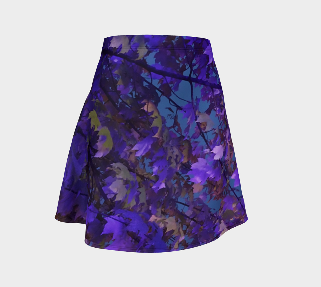 Illuminated Blue & Purple Leaves  preview