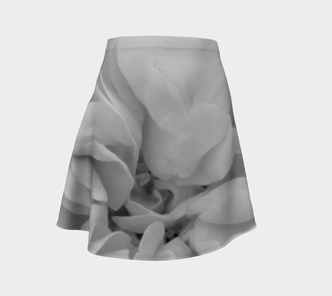 Light Gray Rose Flared Skirt 170614a preview