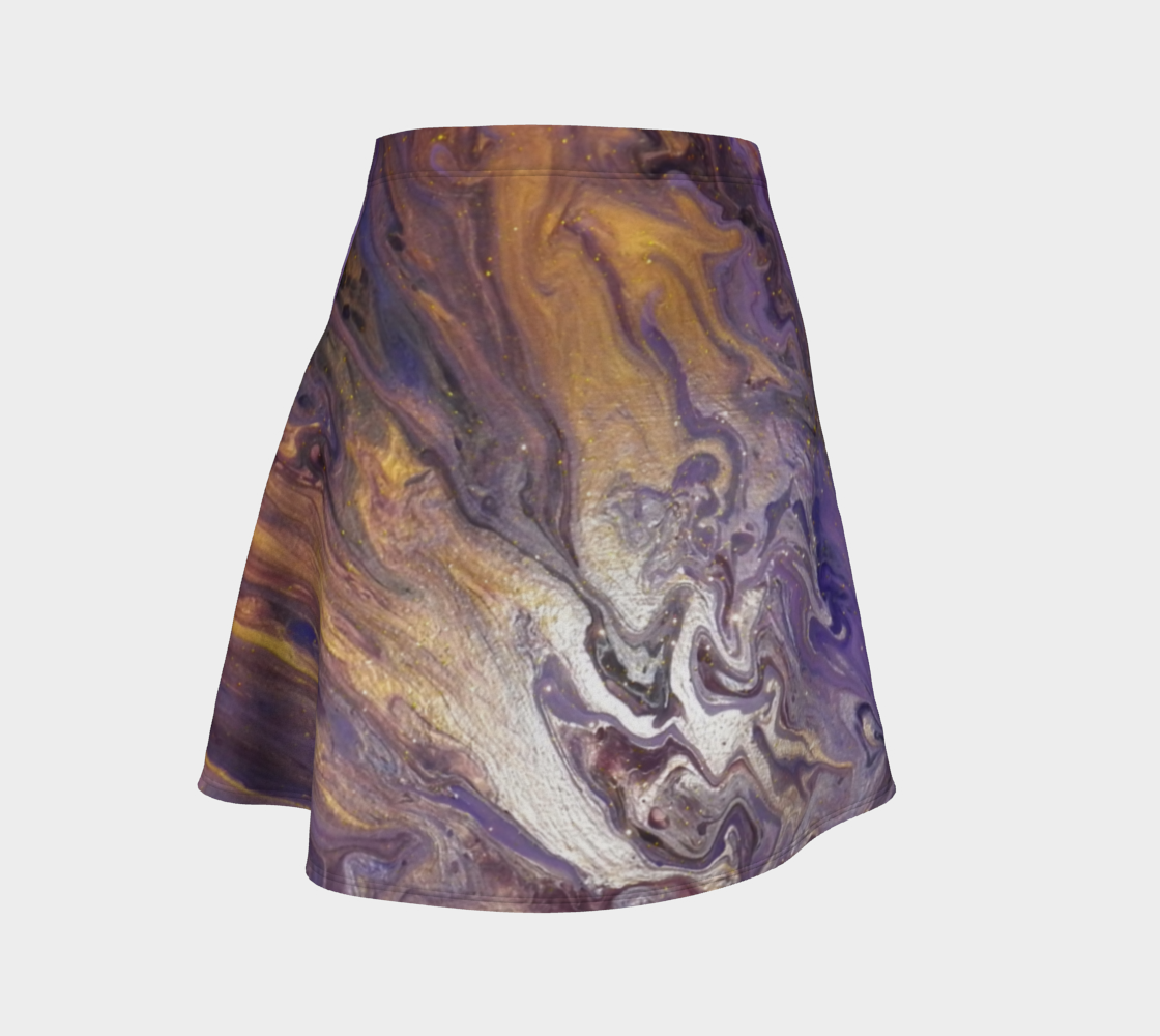 Aperçu 3D de Amethyst Midnight Flare Skirt
