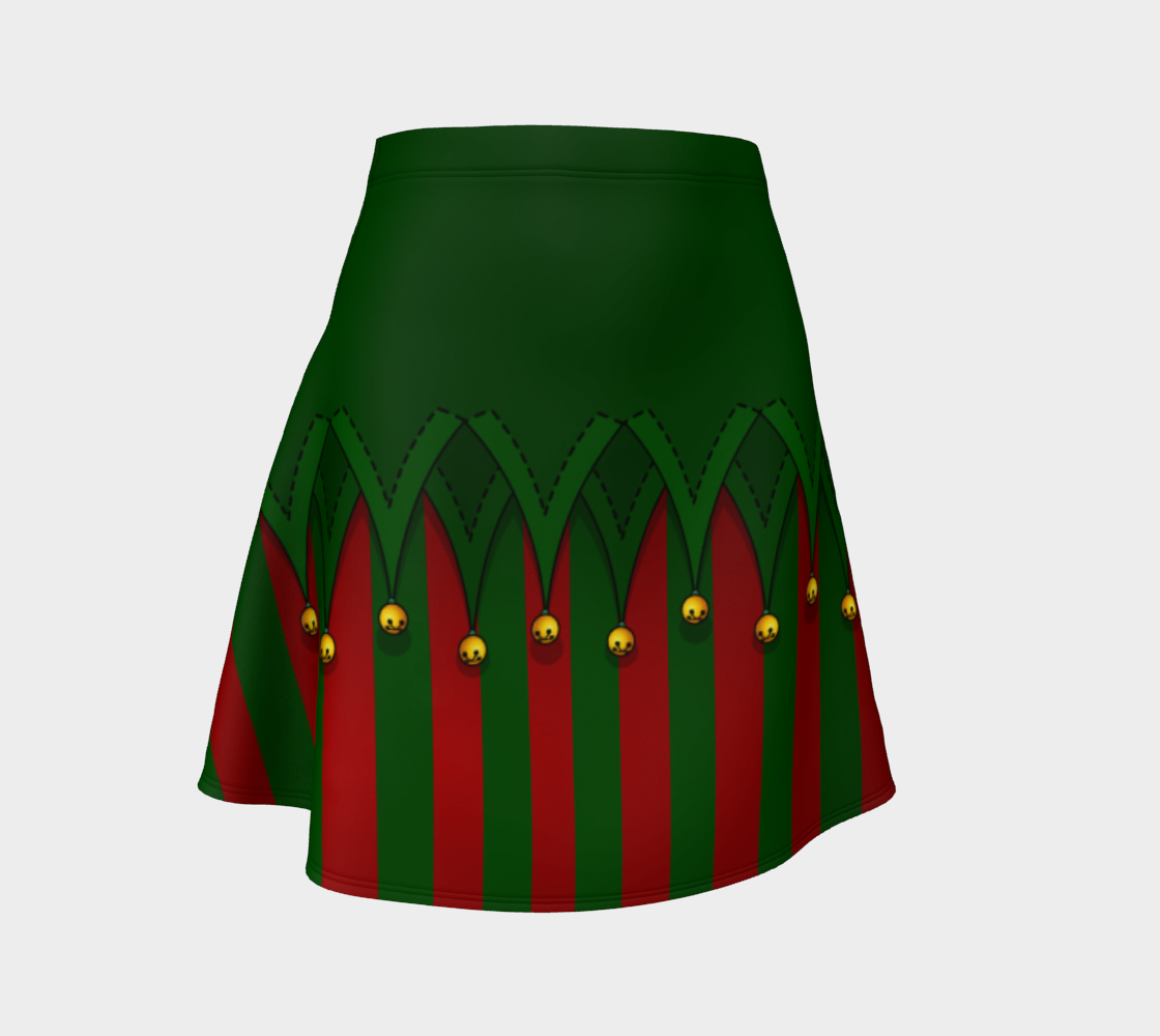 Christmas Elf Skirts Festive Holiday Dresses Flared preview