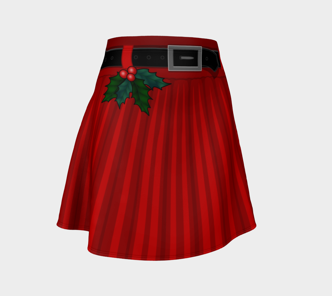 Santa Costume Skirt Festive Christmas Skirts Flared preview