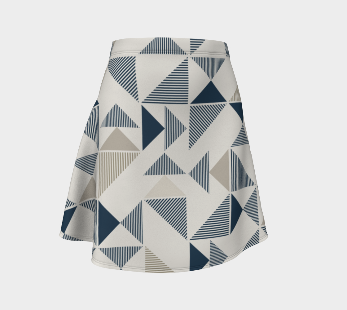 Blue And Beige Abstract Triangles preview