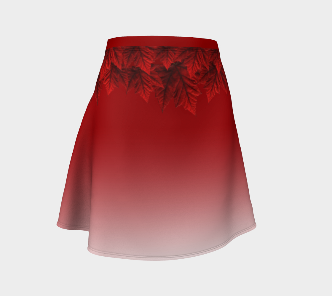 Canada Maple Leaf Skirts Autumn Flared  preview