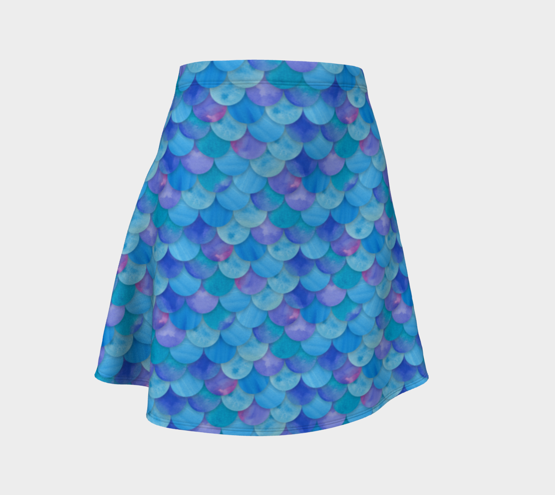 Blue Mermaid Flare Skirt preview #1