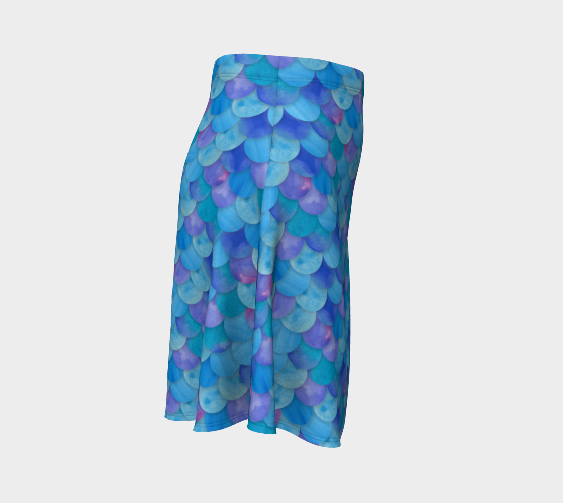 Blue Mermaid Flare Skirt preview #3