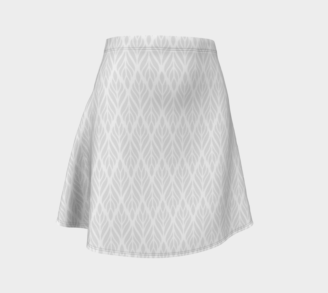 Grey Leaf Flare Skirt preview