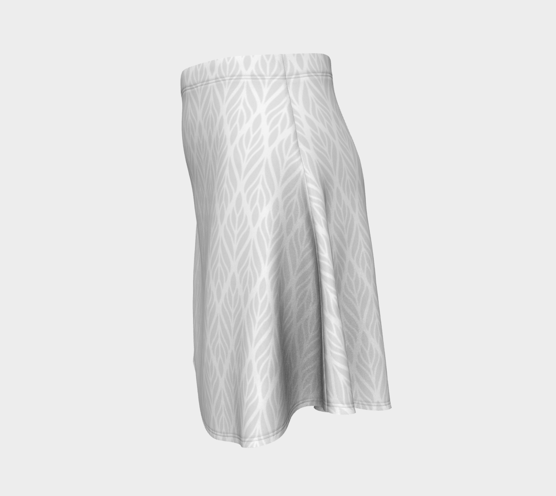 Grey Leaf Flare Skirt preview #2