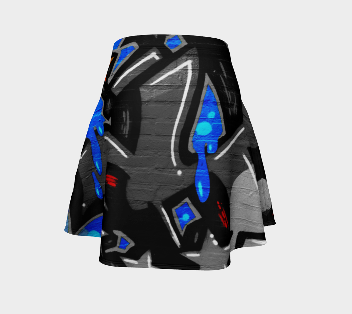Graffiti 3 Flare Skirt preview #4