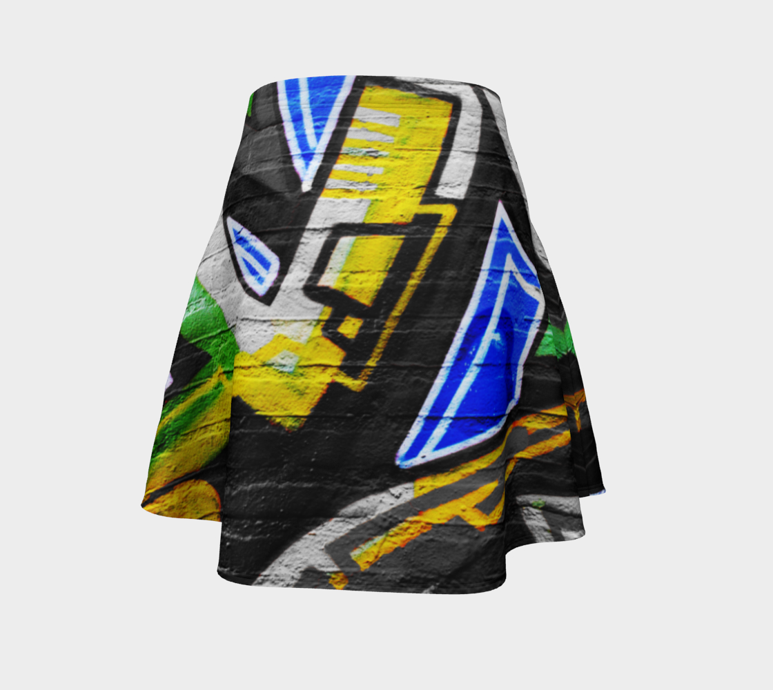Graffiti 6 Flare Skirt preview #4