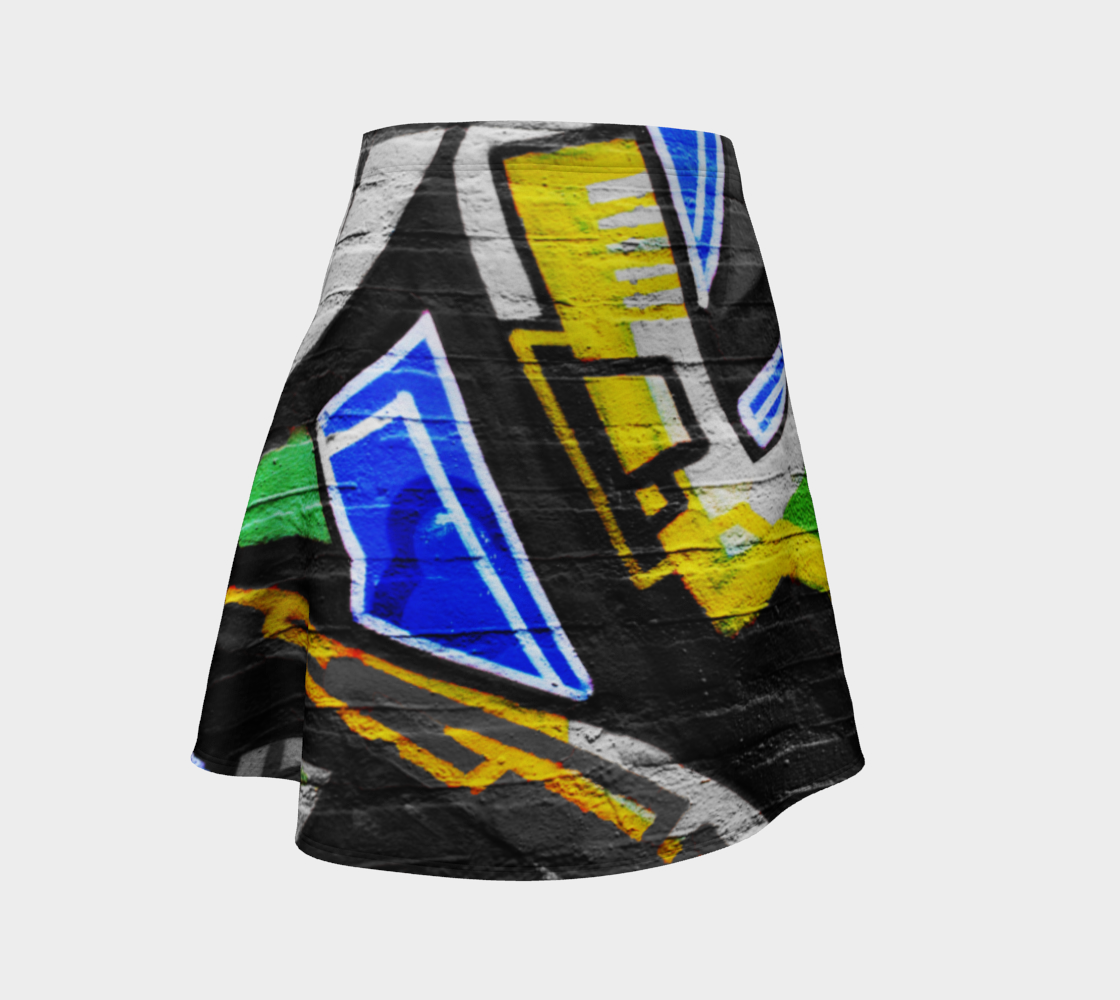 Graffiti 6 Flare Skirt preview #1