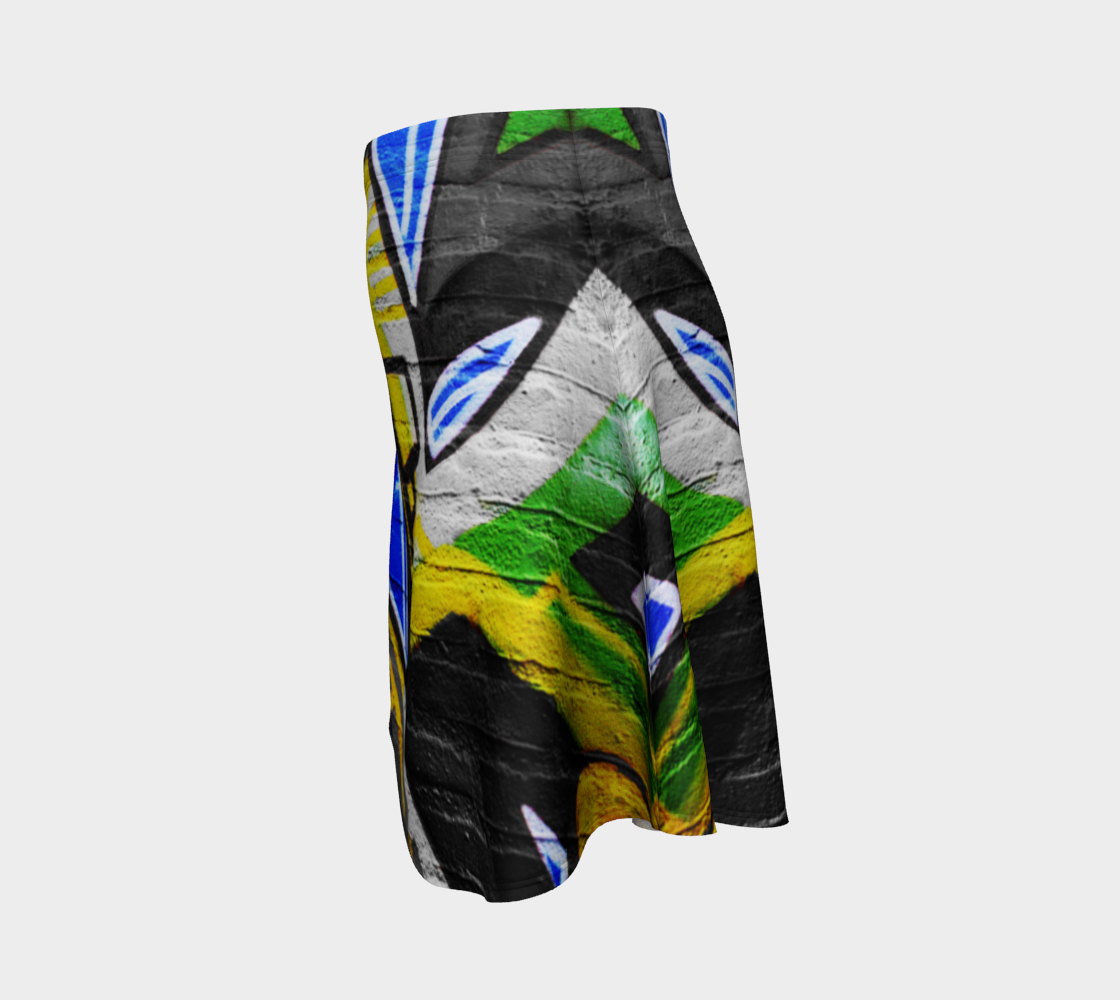 Graffiti 6 Flare Skirt preview #2