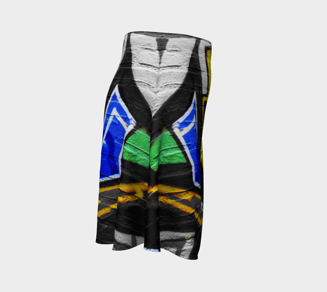 Graffiti 6 Flare Skirt preview #3