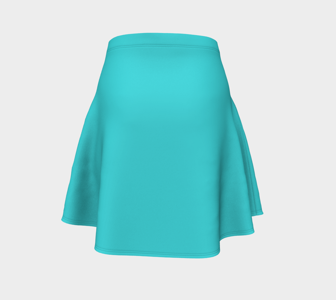Poodle Skirt Flare - Turquoise, Parti preview #4