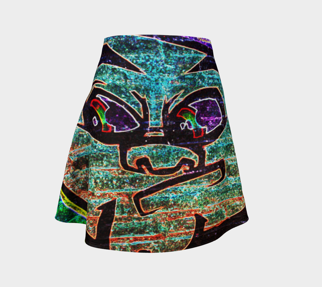 Graffiti 7 Flare Skirt preview #1