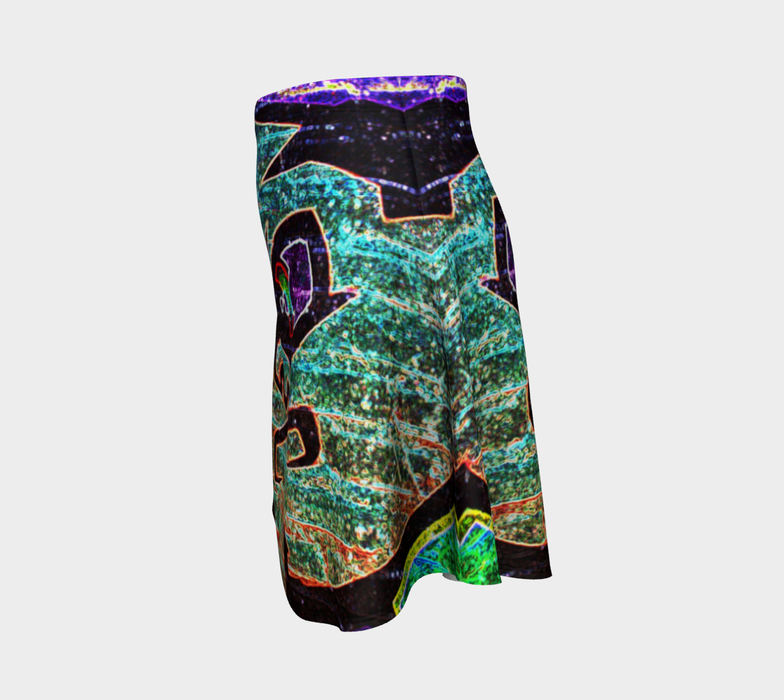 Graffiti 7 Flare Skirt preview #2