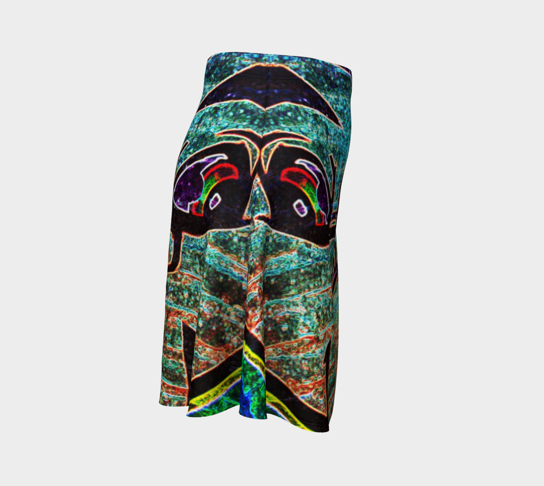 Graffiti 7 Flare Skirt preview #3