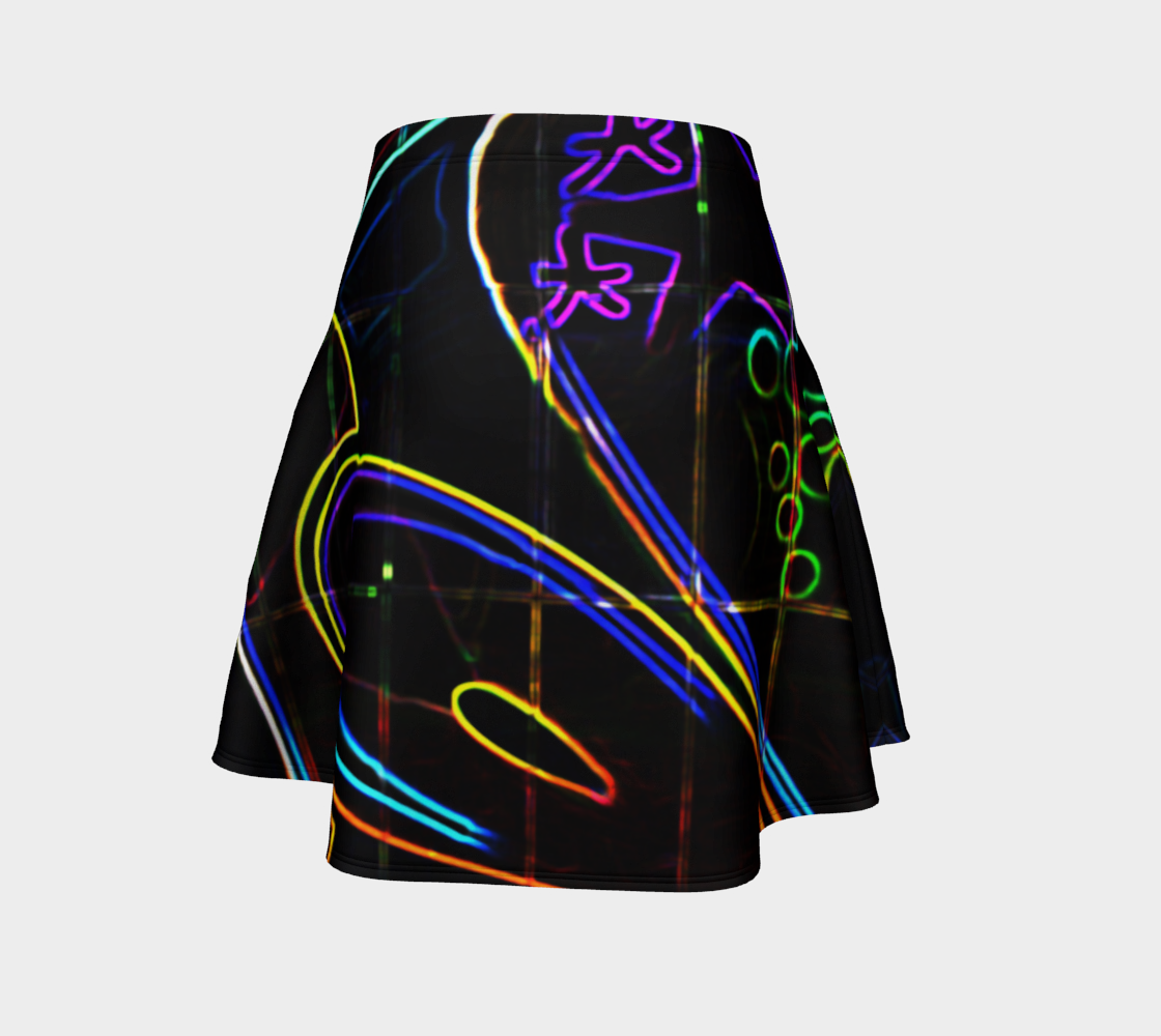 Graffiti 10 Flare Skirt preview #4