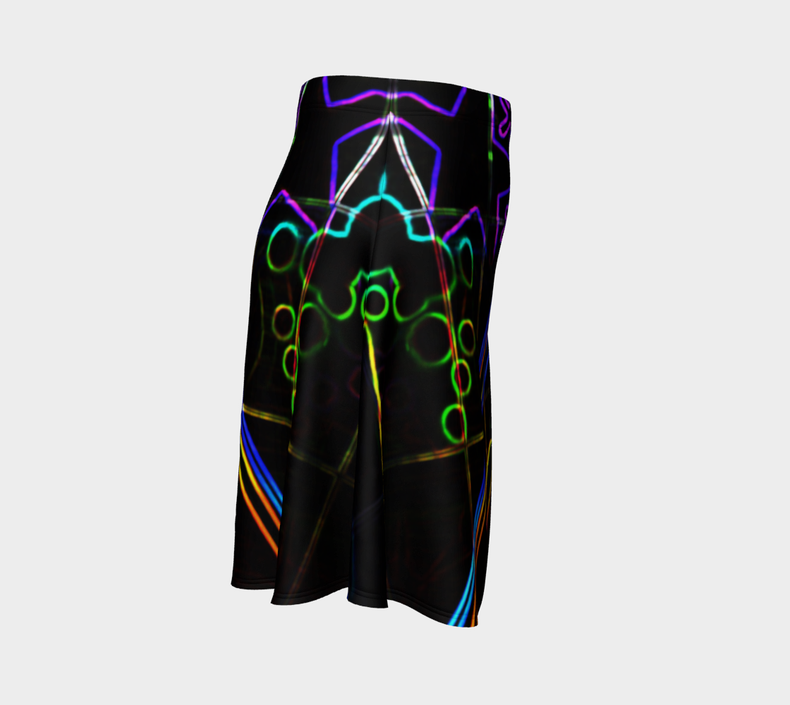 Graffiti 10 Flare Skirt preview #3
