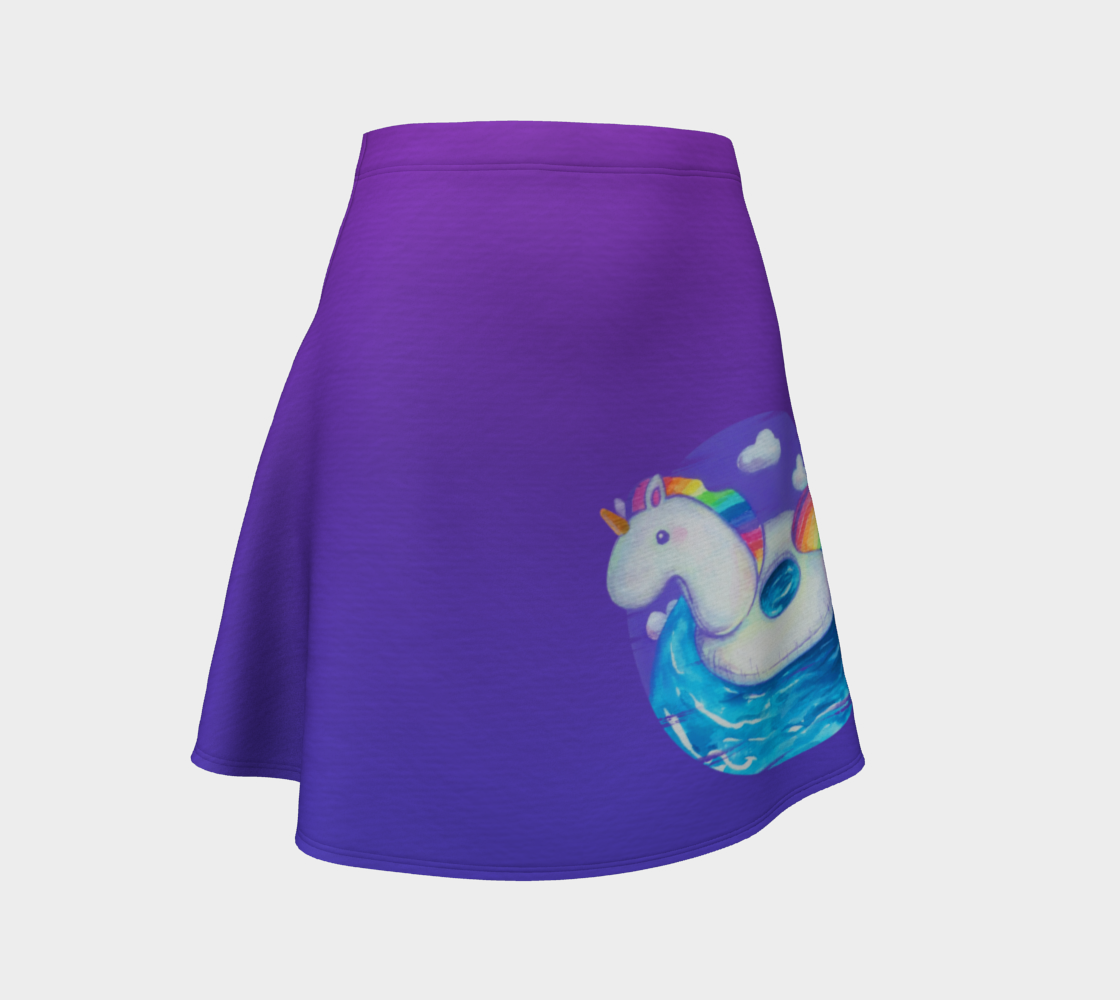 Unicorn Float Flare Skirt preview