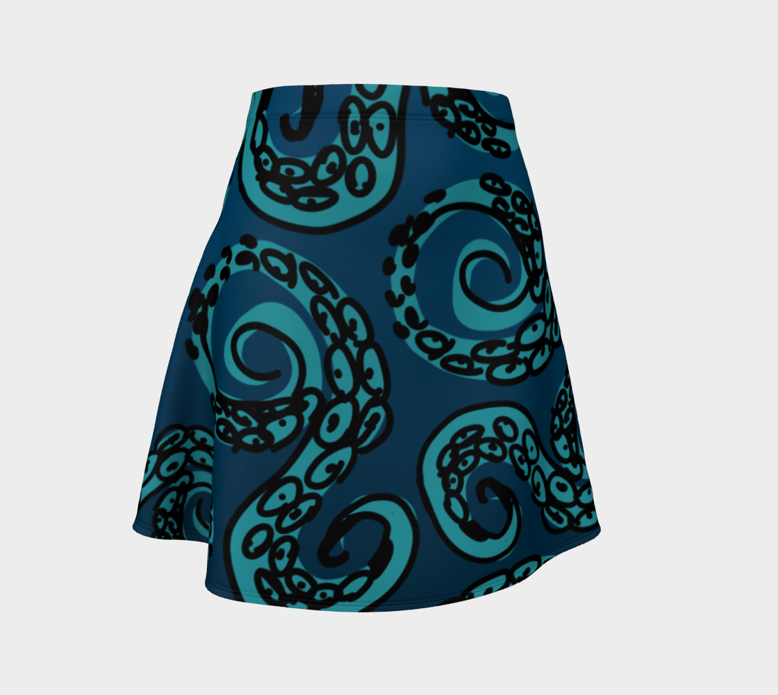 Aperçu de Tentacles from The Deep - Flare Skirt