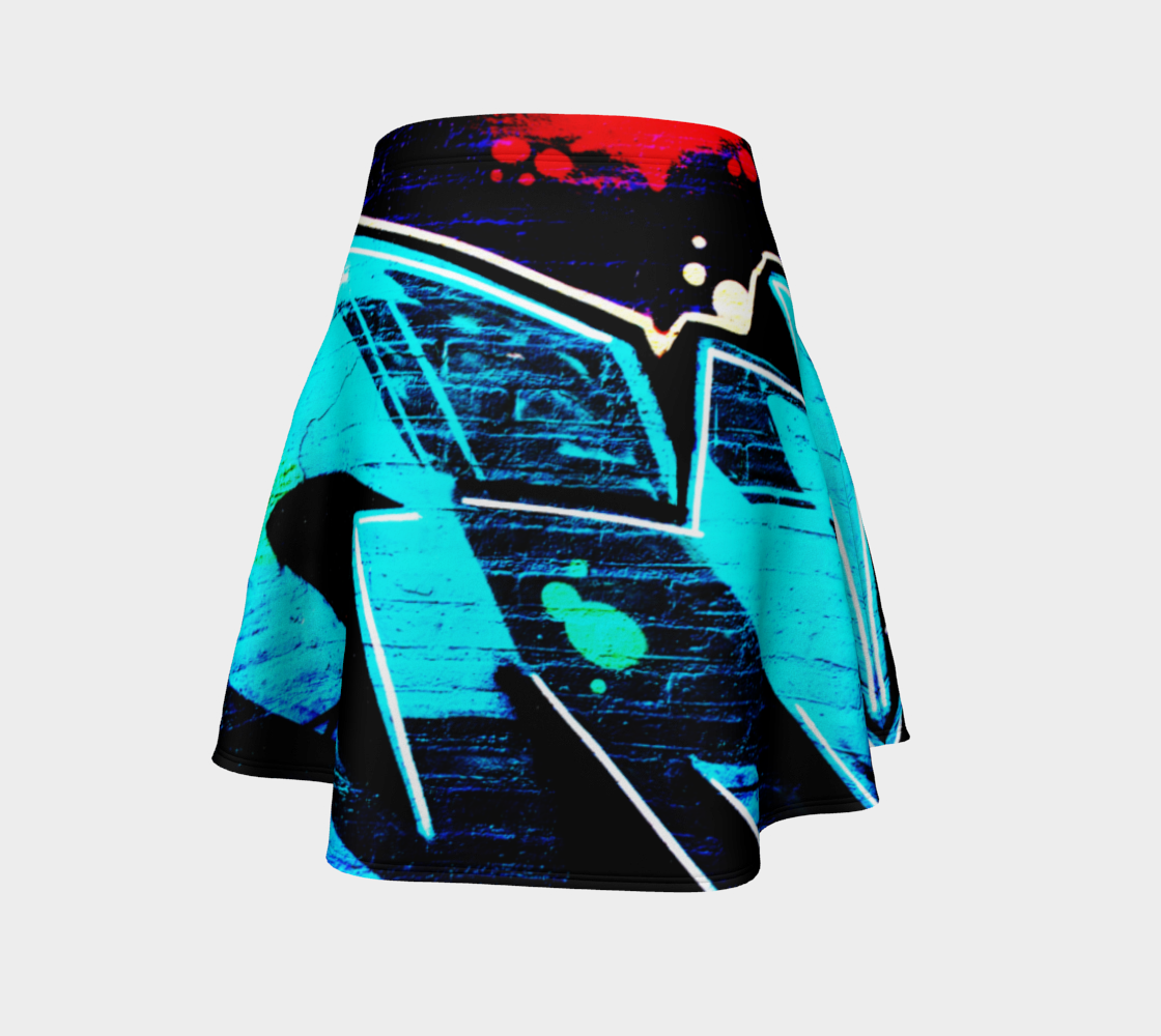 Graffiti 14 Flare Skirt preview #4