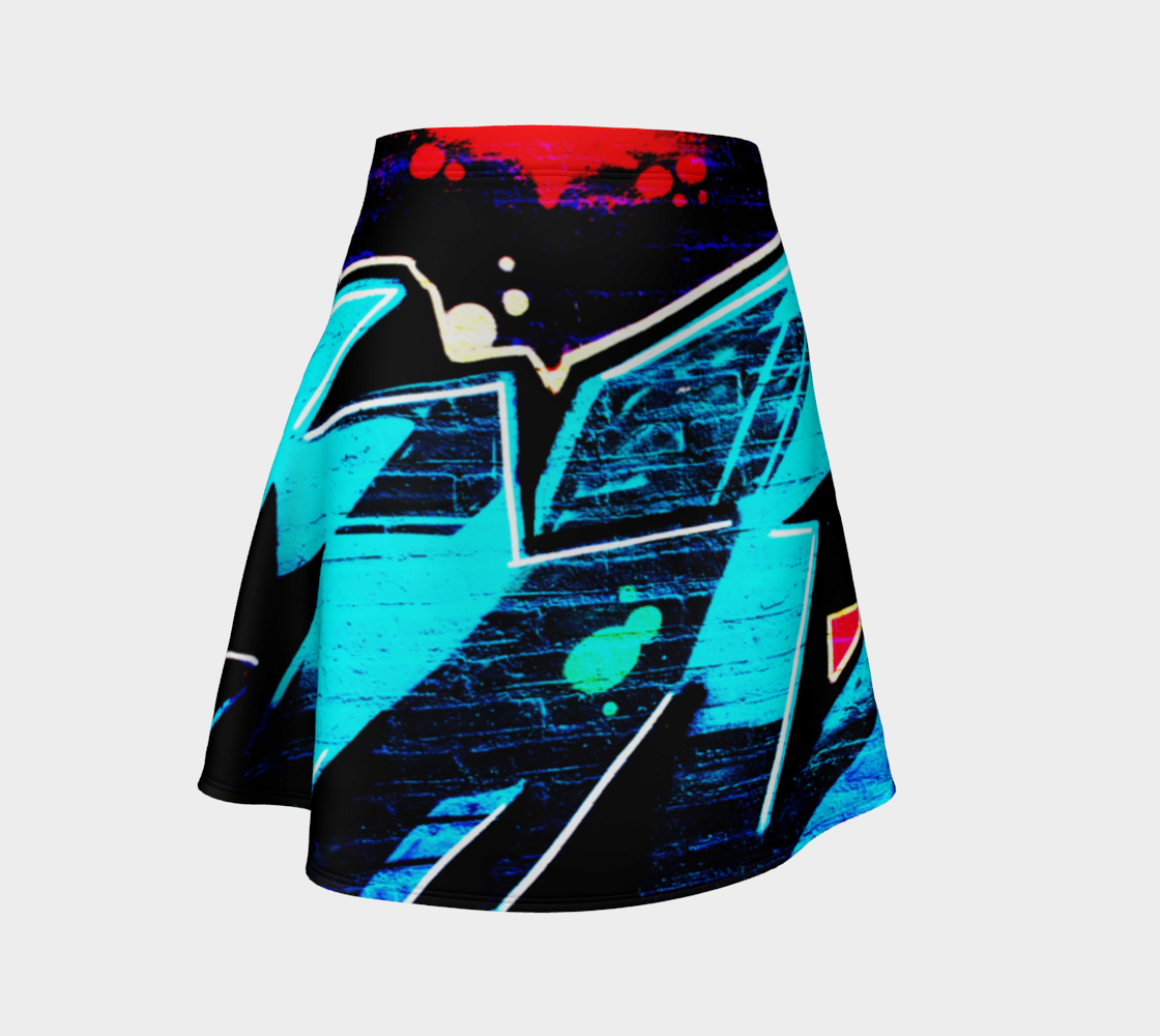 Graffiti 14 Flare Skirt preview #1