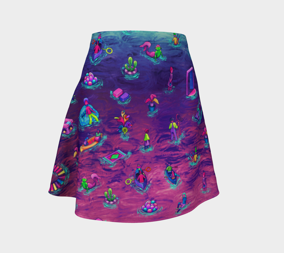 Weirdos Land Flare Skirt  preview