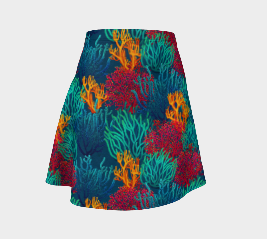 Corals Flare Skirt  preview