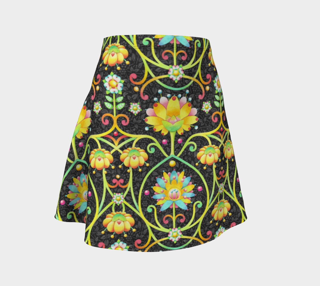 Aperçu de Fantasy Damask Flare Skirt