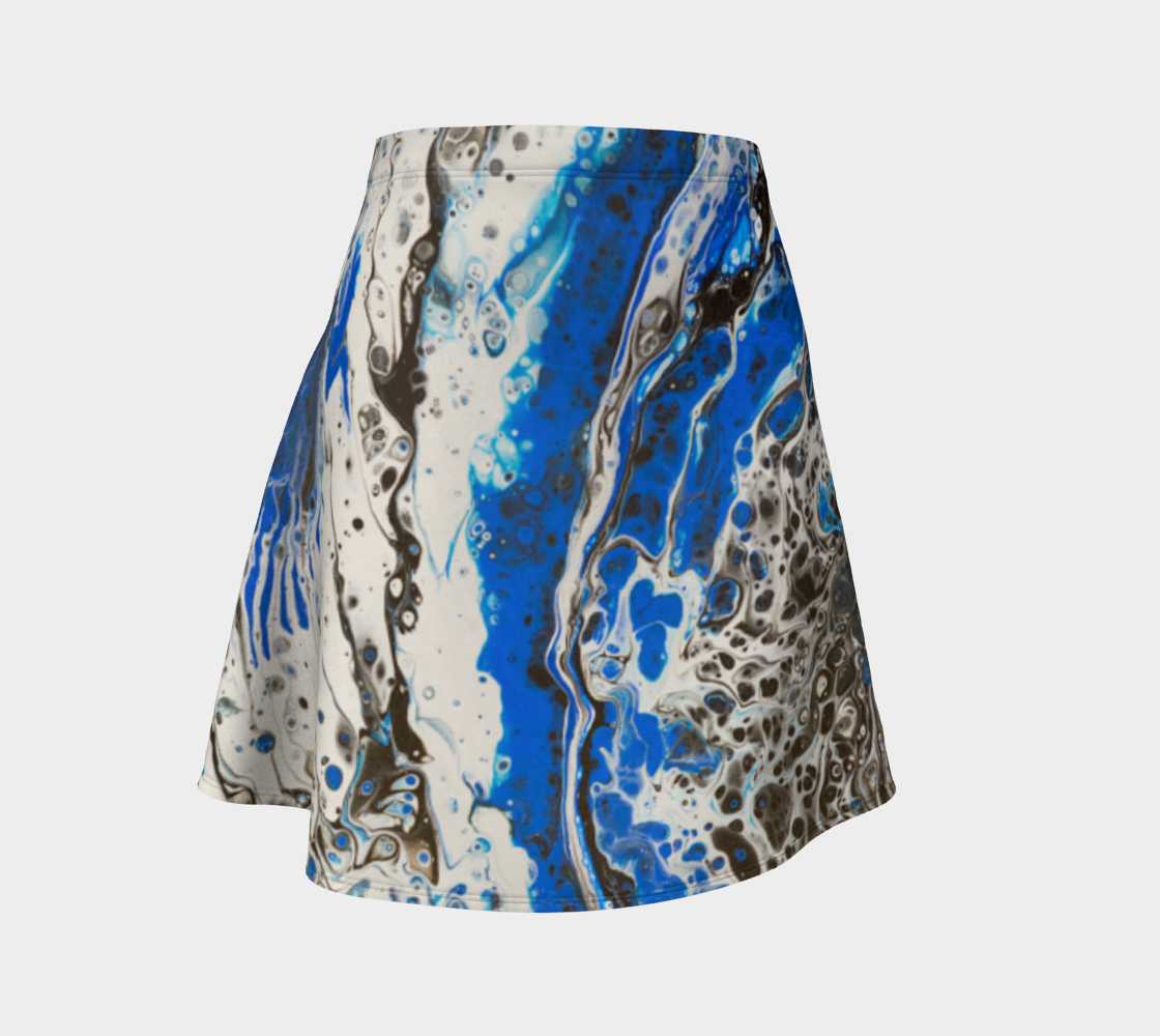 Brilliant Blue Flare Skirt preview