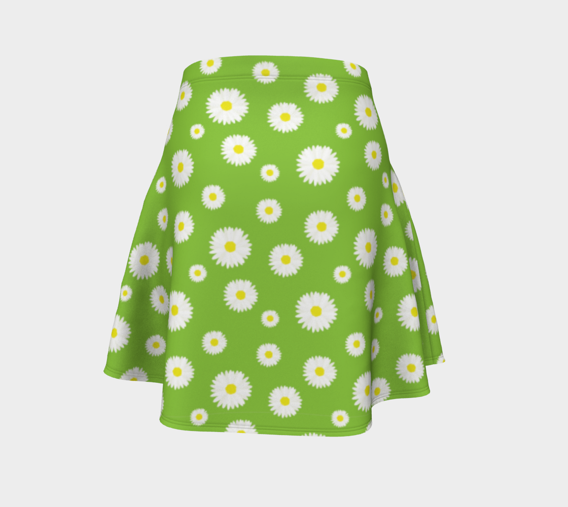 Aperçu de Daisy, Daisy Flare Skirt - Green #4