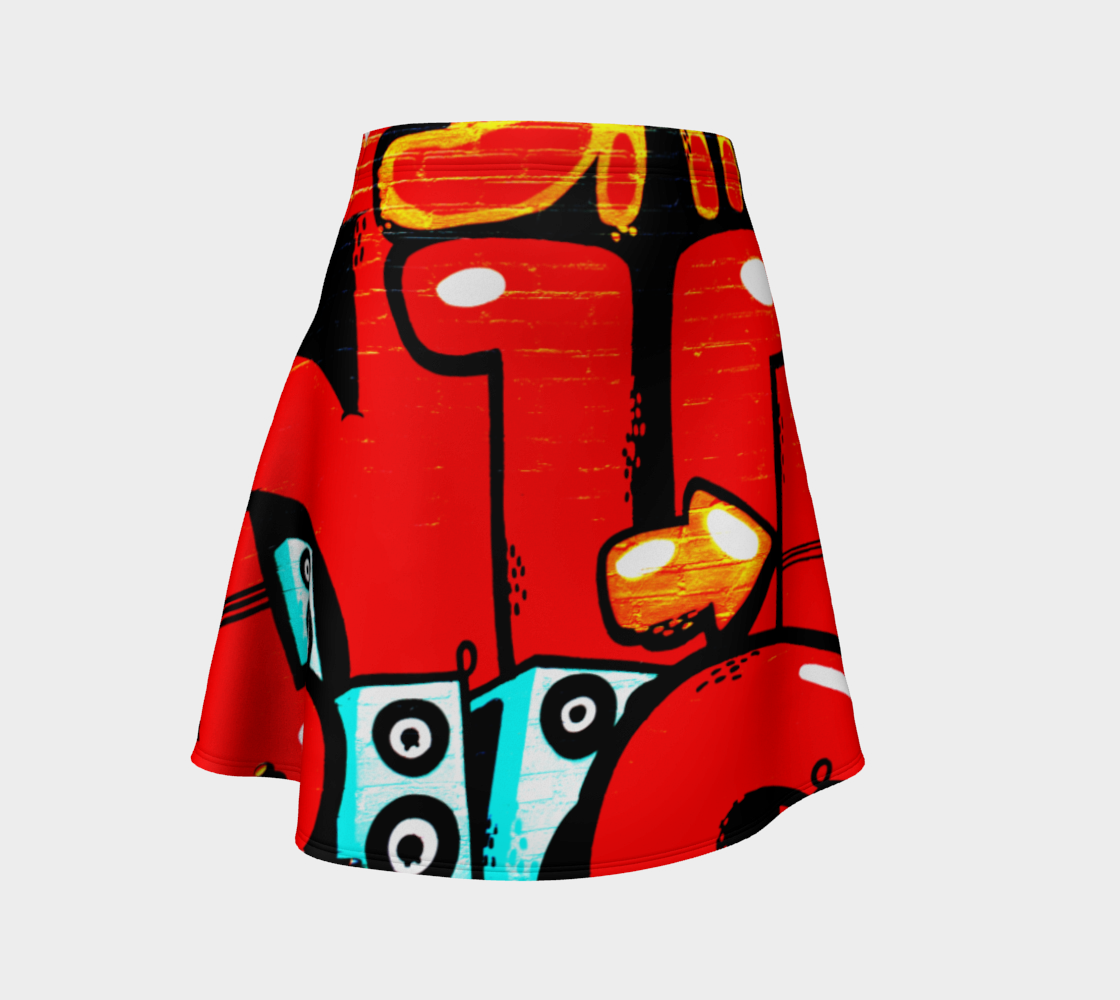 Graffiti 19 Flare Skirt preview